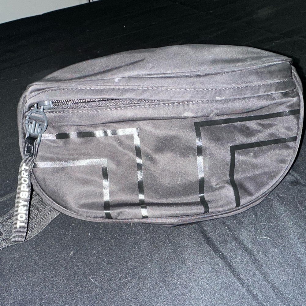 Tory Sport Black Belt Bag